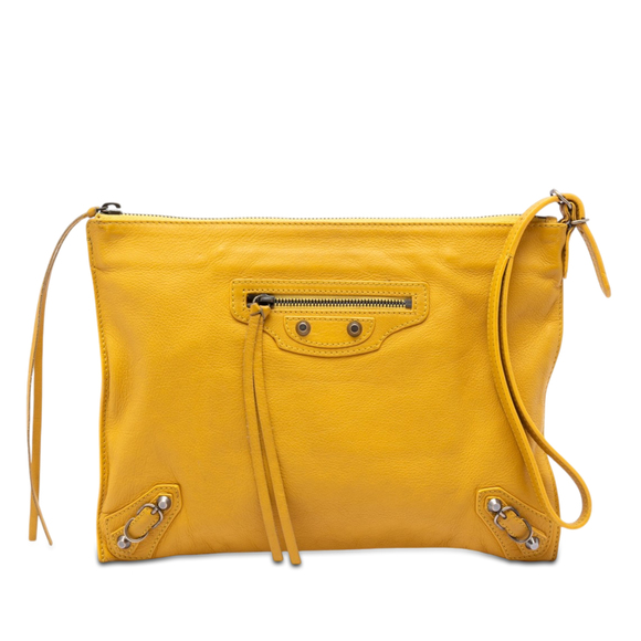 Balenciaga Handbags - Pre-Loved Balenciaga Leather Papier Wristlet Clutch